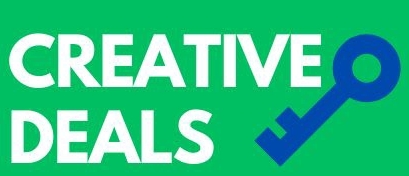 Creative Deals — blue key logo